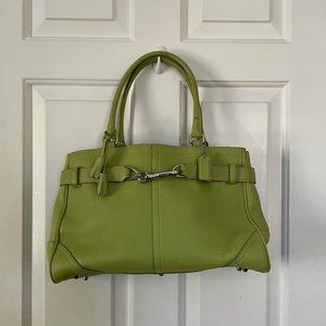 Coach Hampton Green Satchel